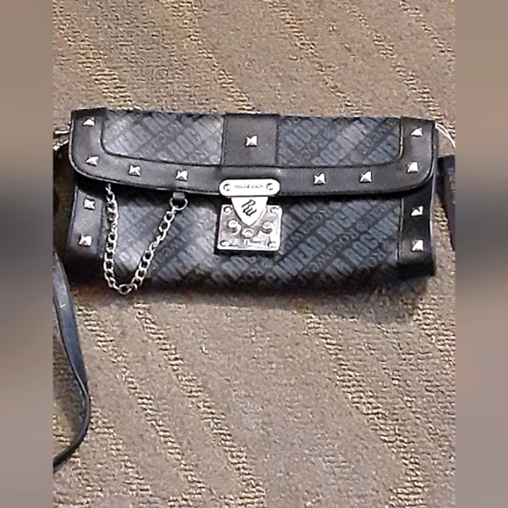 Rocawear size small purse brand new never worn with silver hardware